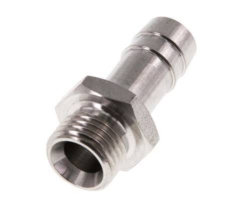 G 1/4'' Macho x 10mm Llave de manguera de acero inoxidable 40 Bar