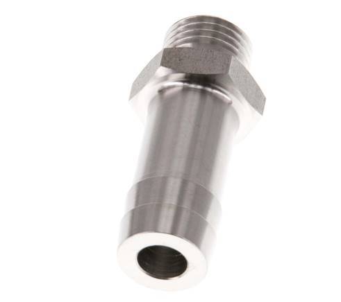 G 1/4'' Macho x 13mm Llave de manguera de acero inoxidable 40 Bar