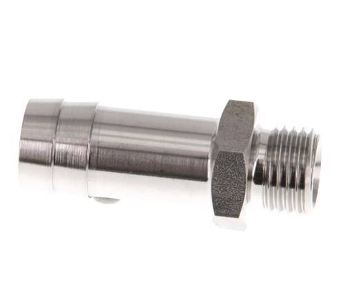 G 1/4'' Macho x 13mm Llave de manguera de acero inoxidable 40 Bar
