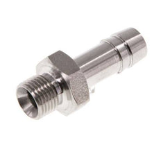 G 1/8'' Macho x 8mm Llave de manguera de acero inoxidable 40 Bar