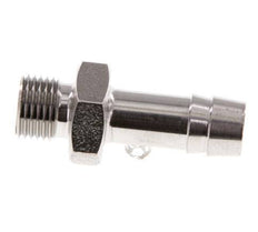 G 1/8'' Macho x 8mm Llave de manguera de acero inoxidable 40 Bar
