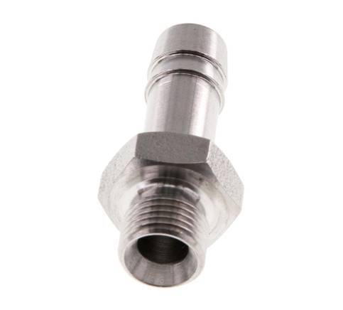 G 1/8'' Macho x 8mm Llave de manguera de acero inoxidable 40 Bar