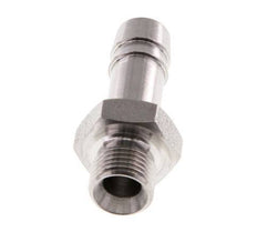 G 1/8'' Macho x 8mm Llave de manguera de acero inoxidable 40 Bar