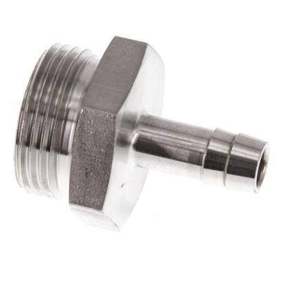 G 3/4'' Macho x 9mm Llave de manguera de acero inoxidable 40 Bar