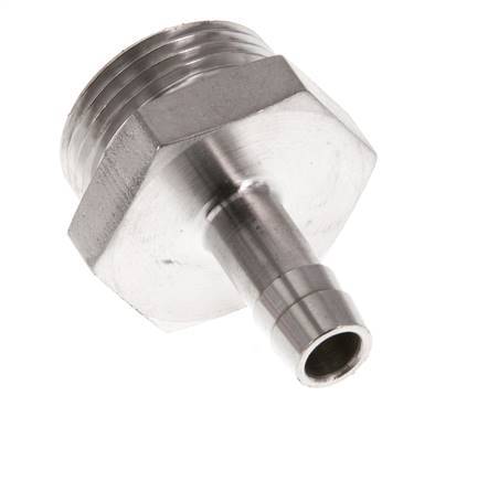 G 3/4'' Macho x 9mm Llave de manguera de acero inoxidable 40 Bar
