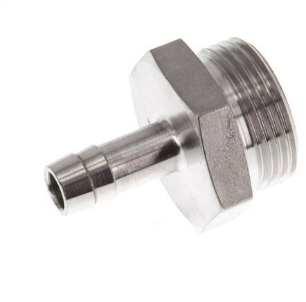 G 3/4'' Macho x 9mm Llave de manguera de acero inoxidable 40 Bar