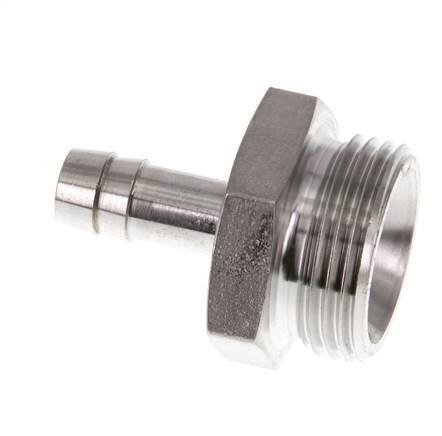 G 3/4'' Macho x 9mm Llave de manguera de acero inoxidable 40 Bar