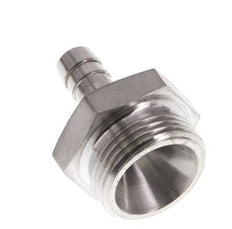 G 3/4'' Macho x 9mm Llave de manguera de acero inoxidable 40 Bar