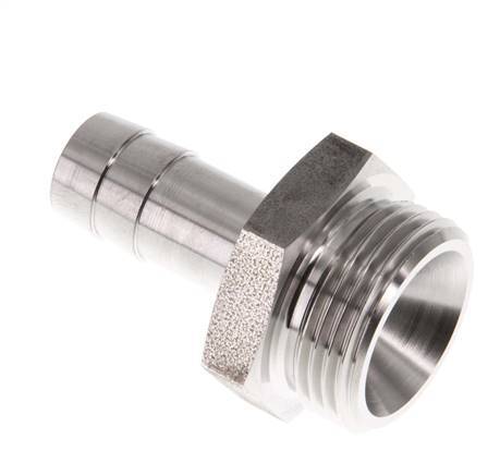 G 3/4'' Macho x 13mm Llave de manguera de acero inoxidable 40 Bar
