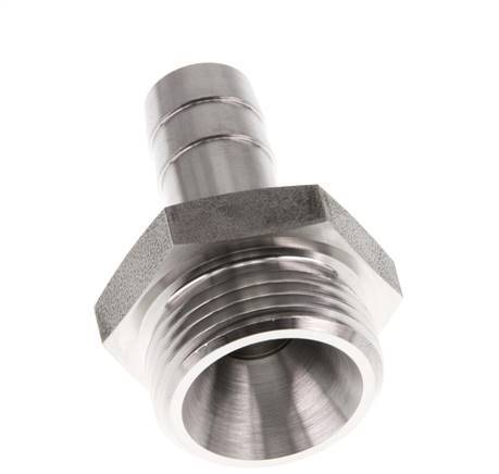 G 3/4'' Macho x 13mm Llave de manguera de acero inoxidable 40 Bar