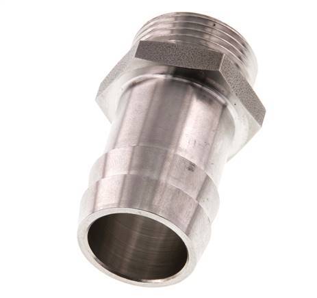 G 3/4'' Macho x 25mm Llave de manguera de acero inoxidable 40 Bar