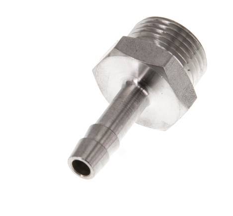 G 3/8'' Macho x 6mm Llave de manguera de acero inoxidable 40 Bar