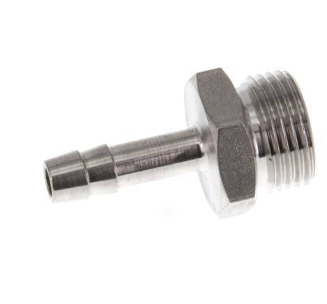 G 3/8'' Macho x 6mm Llave de manguera de acero inoxidable 40 Bar