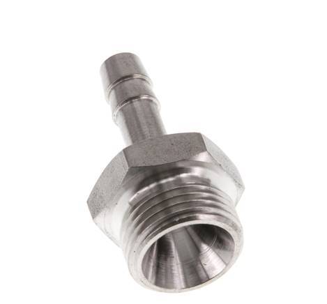 G 3/8'' Macho x 6mm Llave de manguera de acero inoxidable 40 Bar