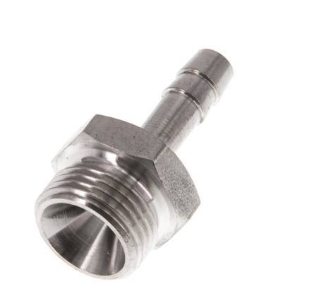 G 3/8'' Macho x 6mm Llave de manguera de acero inoxidable 40 Bar