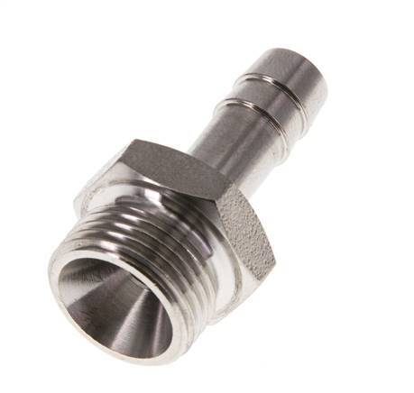 G 3/8'' Macho x 8mm Llave de manguera de acero inoxidable 40 Bar