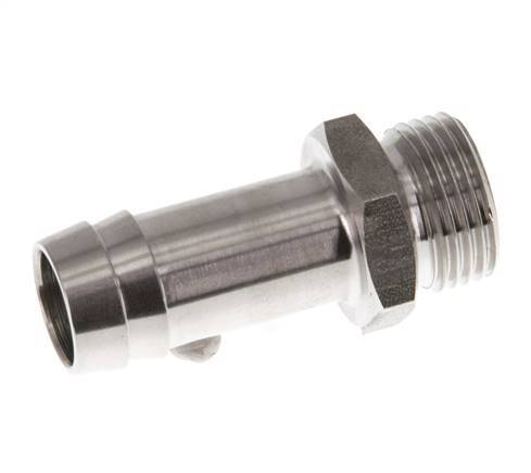 G 3/8'' Macho x 13mm Llave de manguera de acero inoxidable 40 Bar