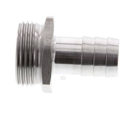 G 1'' Macho x 19mm Llave de manguera de acero inoxidable 40 Bar