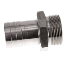 G 1 1/2'' Macho x 38mm Llave de manguera de acero inoxidable 40 Bar