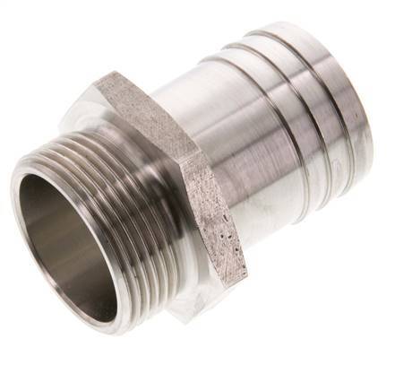 G 1 1/4'' Macho x 38mm Llave de manguera de acero inoxidable 40 Bar