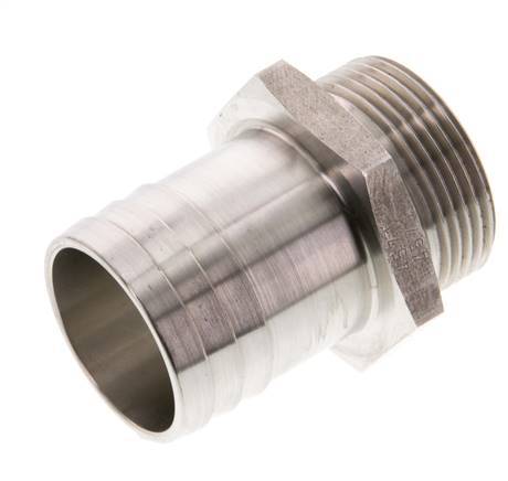 G 1 1/4'' Macho x 38mm Llave de manguera de acero inoxidable 40 Bar