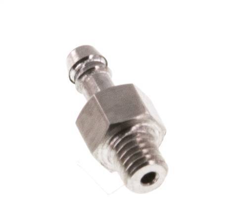 M3 Macho x 2mm Acero inoxidable Llave de manguera 40 Bar