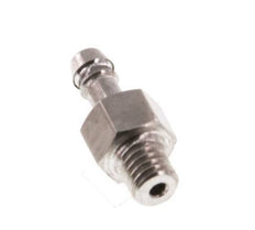 M3 Macho x 2mm Acero inoxidable Llave de manguera 40 Bar
