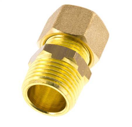 R 1/2'' Macho x 12mm Racor de compresión recto 75 Bar DIN EN 1254-2