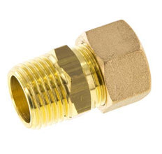 R 1/2'' Macho x 14mm Racor de compresión recto de latón 89 Bar DIN EN 1254-2