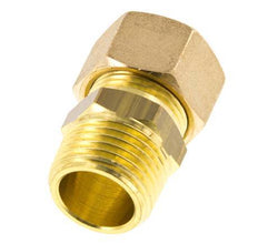 R 1/2'' Macho x 14mm Racor de compresión recto de latón 89 Bar DIN EN 1254-2