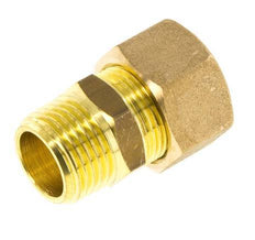 R 1/2'' Macho x 16mm Racor de compresión recto de latón 76 Bar DIN EN 1254-2