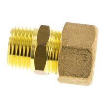 R 1/2'' Macho x 16mm Racor de compresión recto de latón 76 Bar DIN EN 1254-2