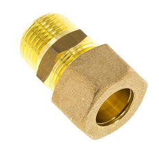 R 1/2'' Macho x 16mm Racor de compresión recto de latón 76 Bar DIN EN 1254-2
