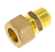 R 1/2'' Macho x 16mm Racor de compresión recto de latón 76 Bar DIN EN 1254-2