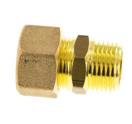 R 1/2'' Macho x 16mm Racor de compresión recto de latón 76 Bar DIN EN 1254-2