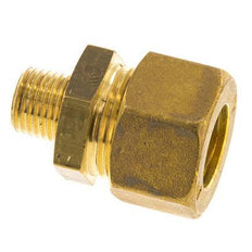 R 1/4'' Macho x 16mm Racor de compresión recto de latón 76 Bar DIN EN 1254-2