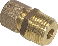R 1/8'' Male x 5mm Brass Straight Compression Fitting 150 Bar DIN EN 1254-2 [2 Pieces]
