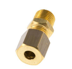 R 1/8'' Male x 5mm Brass Straight Compression Fitting 150 Bar DIN EN 1254-2 [2 Pieces]