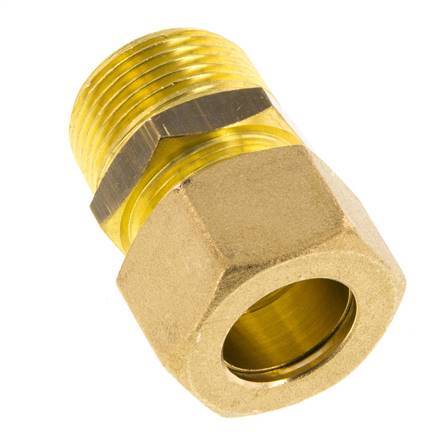 R 3/4'' Macho x 18mm Racor de compresión recto de latón 67 Bar DIN EN 1254-2