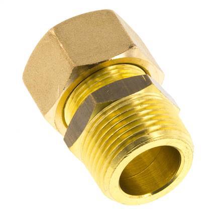 R 3/4'' Macho x 18mm Racor de compresión recto de latón 67 Bar DIN EN 1254-2