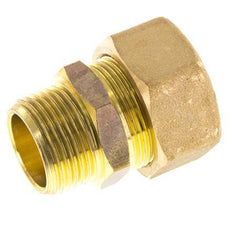 R 3/4'' Macho x 22mm Racor de compresión recto de latón 54 Bar DIN EN 1254-2
