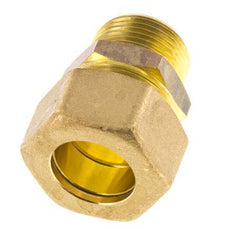 R 3/4'' Macho x 22mm Racor de compresión recto de latón 54 Bar DIN EN 1254-2