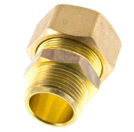 R 3/4'' Macho x 22mm Racor de compresión recto de latón 54 Bar DIN EN 1254-2