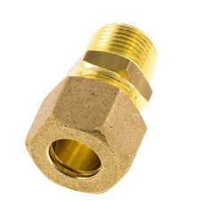 R 3/8'' Macho x 12mm Racor de compresión recto de latón 75 Bar DIN EN 1254-2