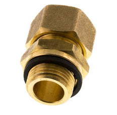 G 1/2'' Macho x 16mm Racor de compresión recto de latón con junta PA 76 Bar DIN EN 1254-2