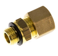 G 1/4'' Macho x 10mm Racor de compresión recto de latón con junta PA 95 Bar DIN EN 1254-2