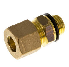 G 1/4'' Macho x 10mm Racor de compresión recto de latón con junta PA 95 Bar DIN EN 1254-2