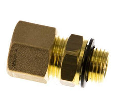 G 1/4'' Macho x 10mm Racor de compresión recto de latón con junta PA 95 Bar DIN EN 1254-2