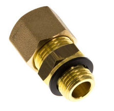 G 1/4'' Macho x 10mm Racor de compresión recto de latón con junta PA 95 Bar DIN EN 1254-2