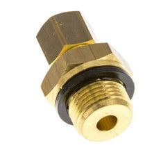 G 3/8'' Macho x 8mm Racor de compresión recto de latón con junta PA 135 Bar DIN EN 1254-2